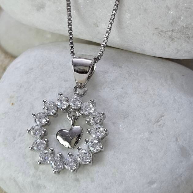 The Inner Heart Silver Pendant Necklace
