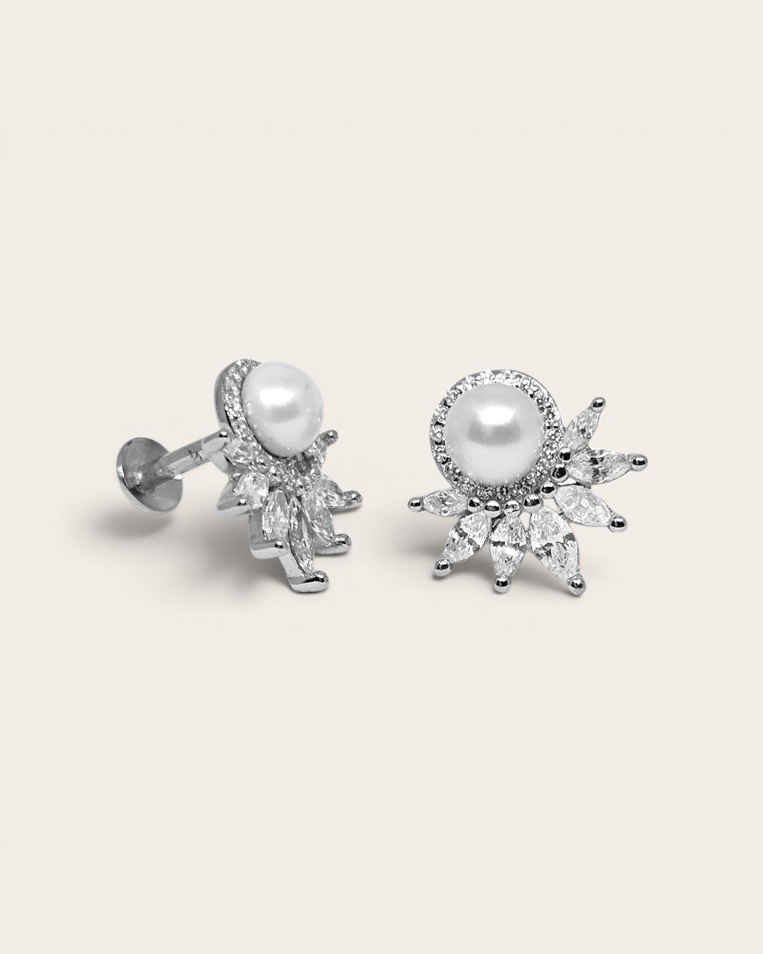 Pearl Petalia Studs - Image 3